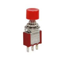 TOGGLE SWITCH ON-OFF 3P BASMALI KIRMIZI KAFALI