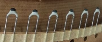 18pF 63V Mercimek Kondansatör BA:2.5mm