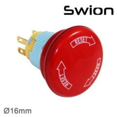 16mm Acil-Stop Bas-Çevir 2NC Kafa:33mm