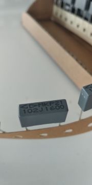 1nF 1600V DC Polyester Kondansatör BA:15mm