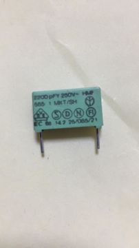 2.2nF 250V Polyester Kondansatör BA:15mm