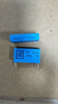 2.4nF 1.5KV DC Polyester Kondansatör BA:22mm