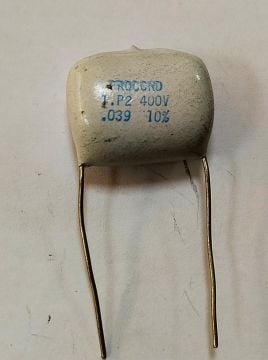 39nF 400V DC Damla Tip Kondansatör BA:20mm