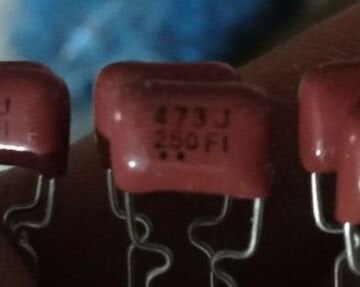 47nF 250V DC Damla Tip Kondansatör BA:5mm