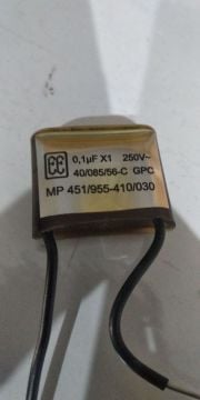 100nF 250V AC Polyester Kondansatör BA:23mm