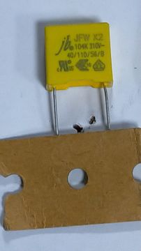 100nF 310V AC Polyester Kondansatör BA:10mm