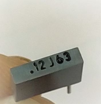 120nF 63V DC MKM Kondansatör BA:8mm