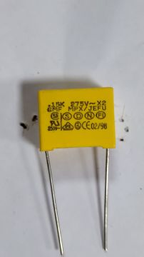 150nF 275V AC Polyester Kondansatör BA:15mm