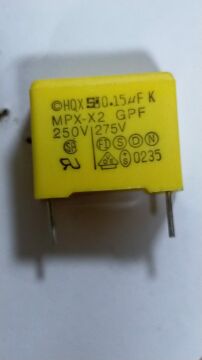 150nF 250V AC Polyester Kondansatör BA:15mm