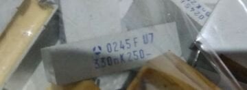 330nF 250V Polyester Kondansatör BA:23mm